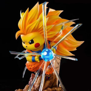 Anime Figures Pokemon Figures Super Saiyan Pikachu Cos Naruto